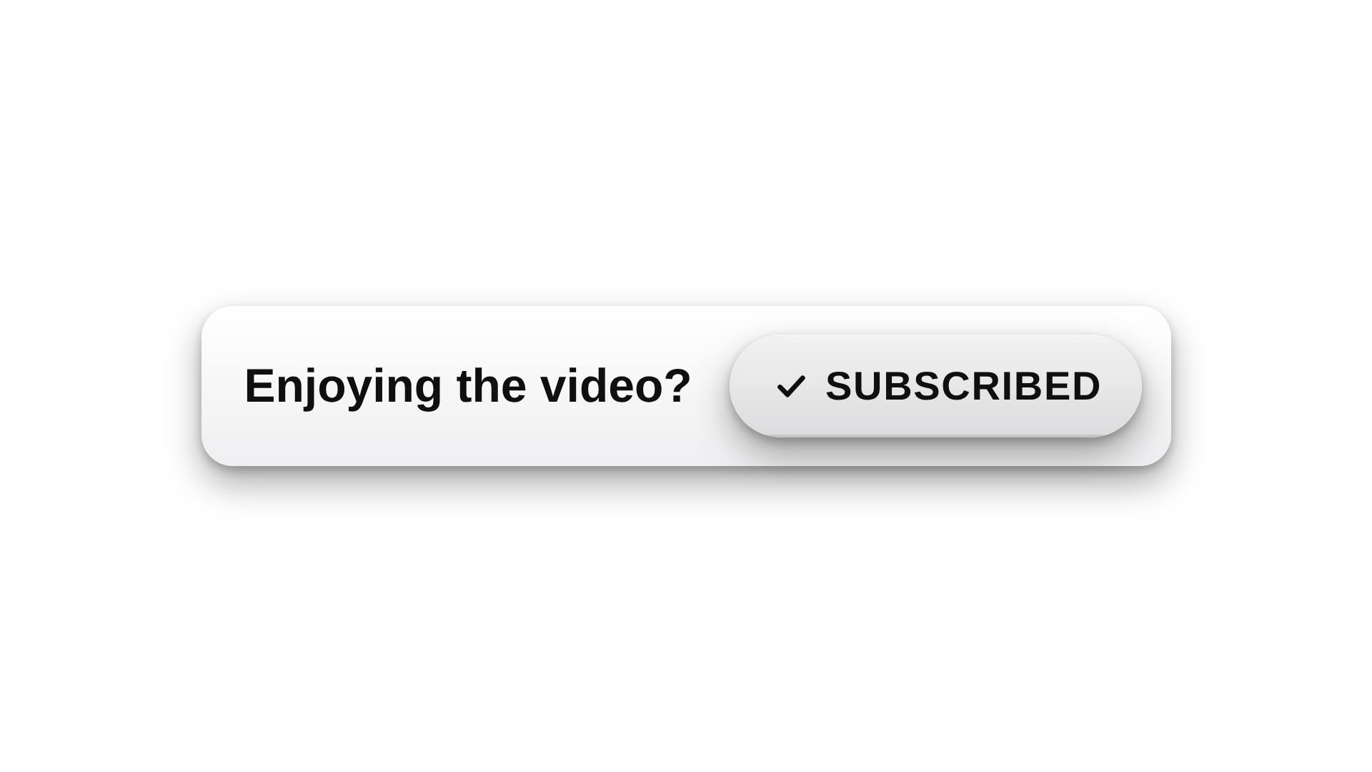 Free Enjoying the Video? Subscribe animation, green screen and transparent download