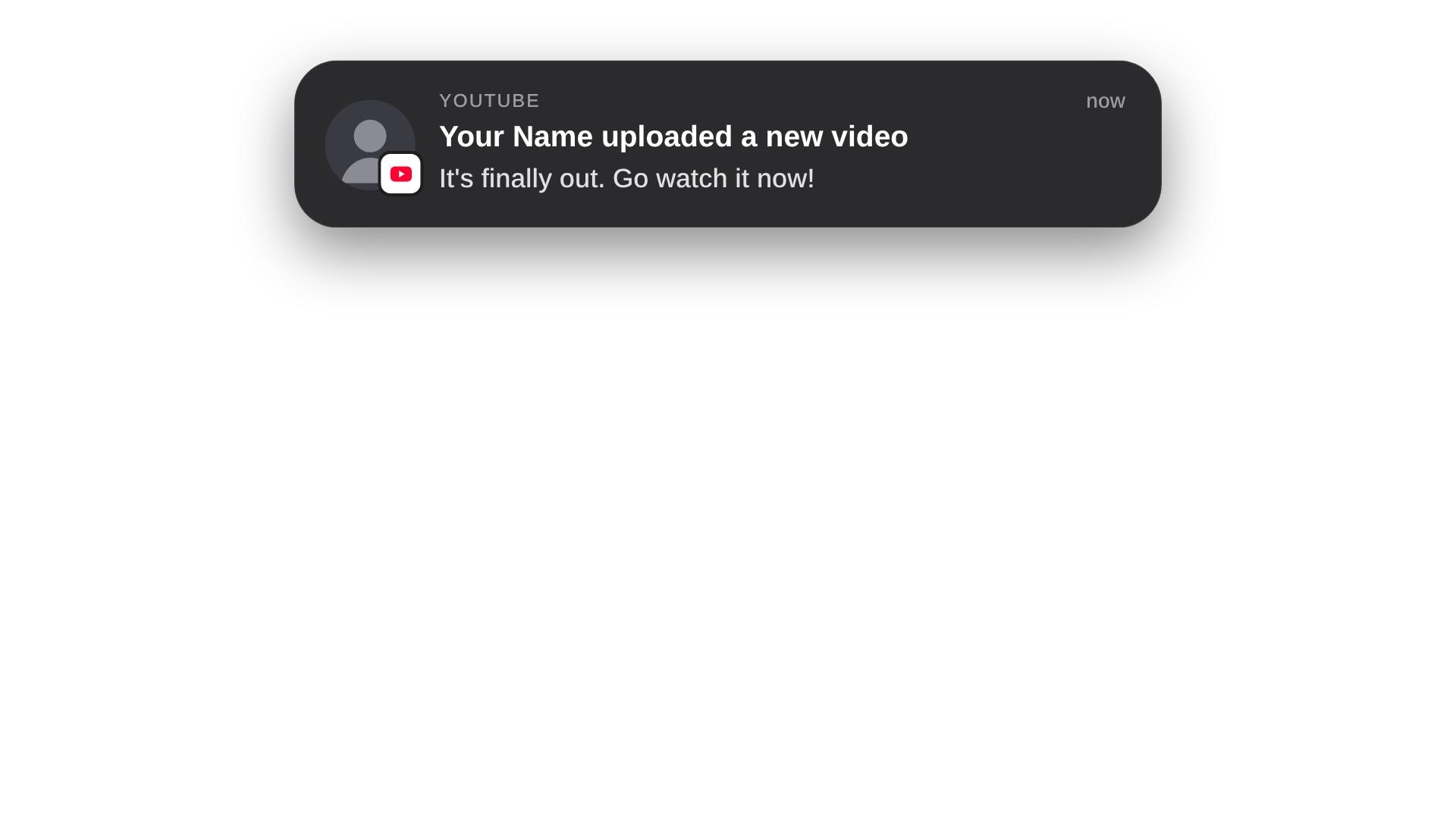 Free YouTube Notification Pop-up animation, green screen and transparent download